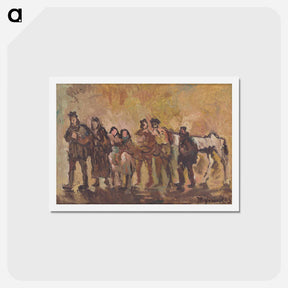 アートポストカード-Exiles
 - シプリアン マジェルニク Postcard.