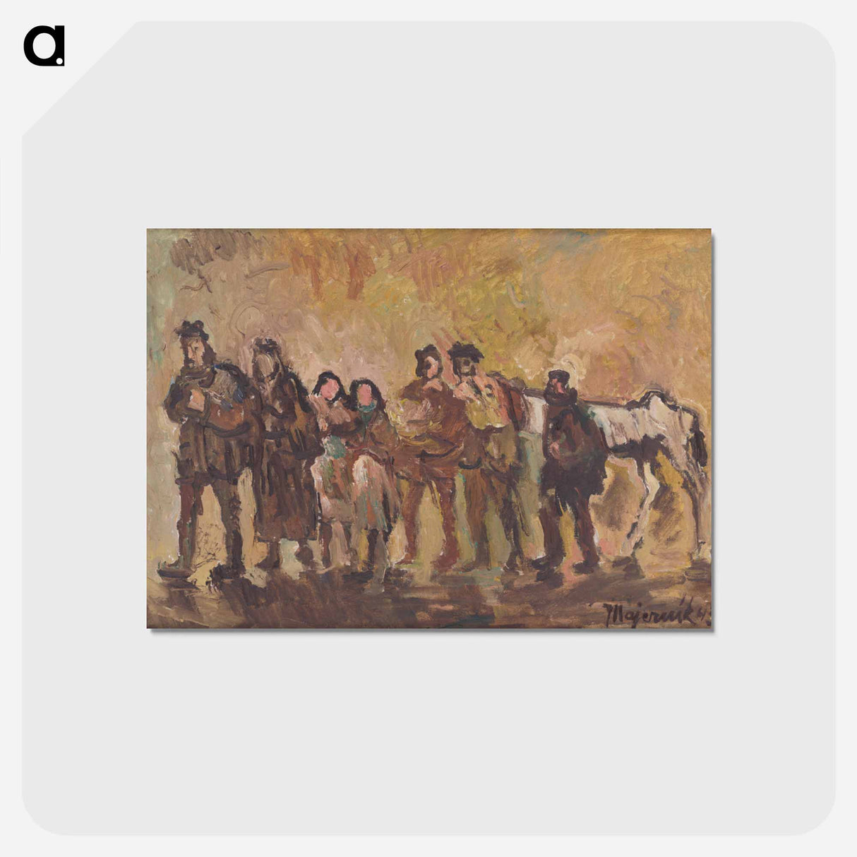 アートポストカード-Exiles
 - シプリアン マジェルニク Postcard.