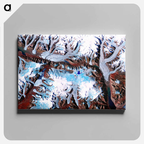 アートパネル-Ellesmere Island, Nunavut
 - 上空からの地球 Canvas.