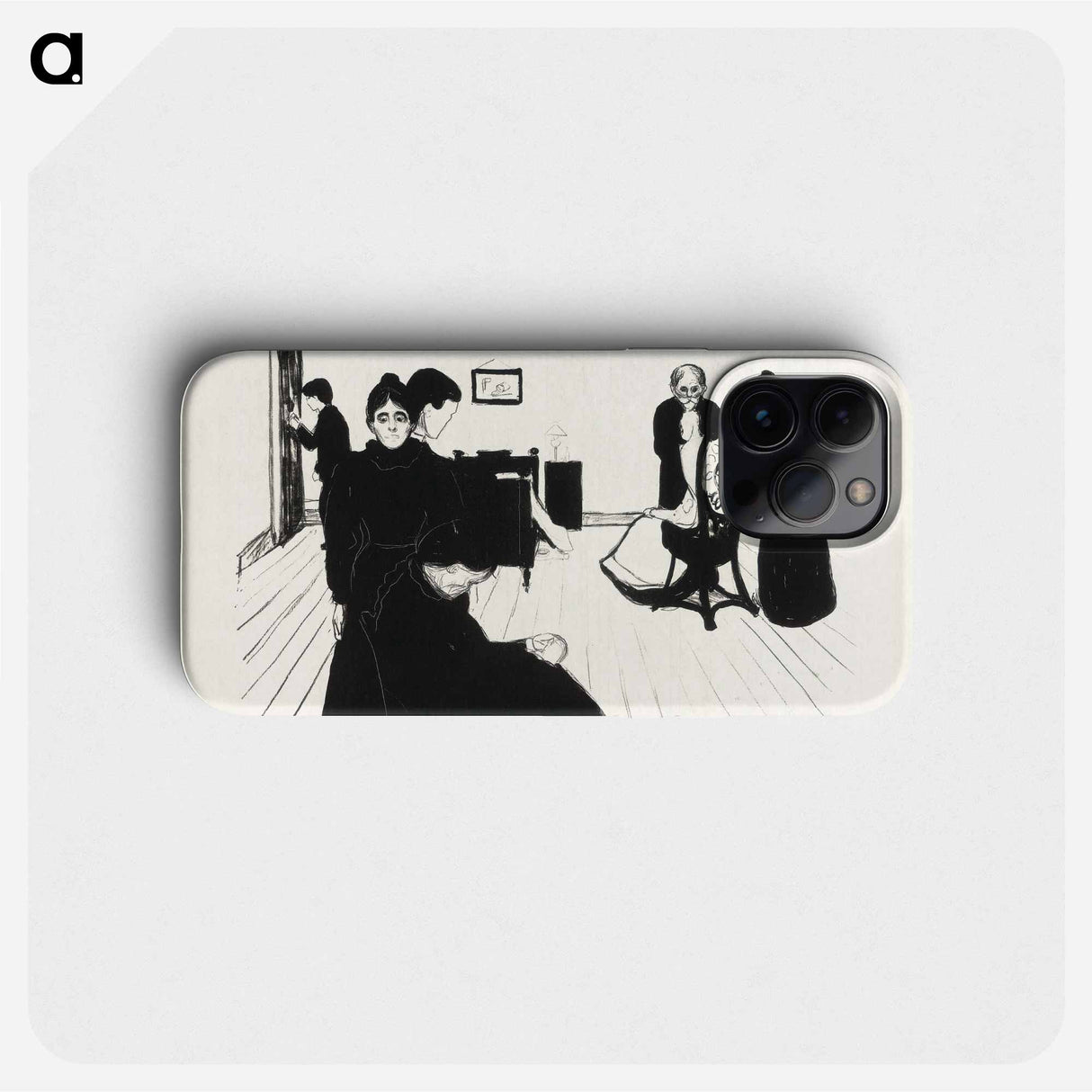 Death in the Sickroom - Edvard Munch Phone Case.