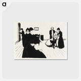 アートポストカード-Death in the Sickroom - エドヴァルド ムンク Postcard.