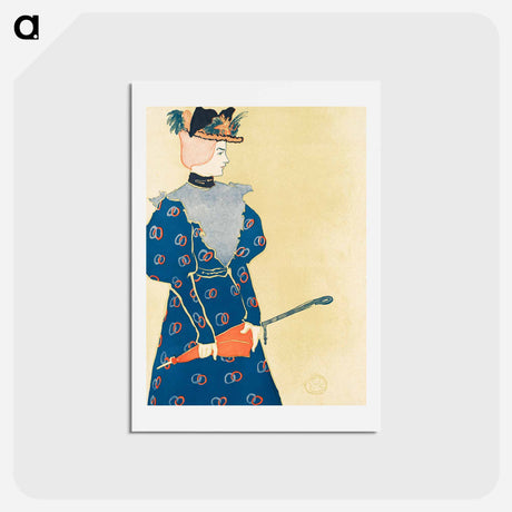 アートポストカード-Harper's July - エドワード ペンフィールド Postcard.