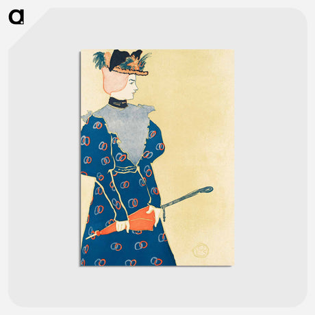 アートポストカード-Harper's July - エドワード ペンフィールド Postcard.