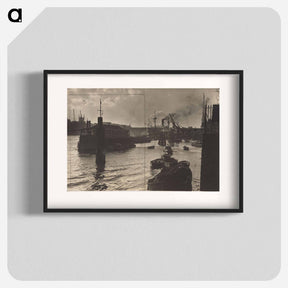 アートポスター-River Thames, London - エリック リー ジョンソン Poster.