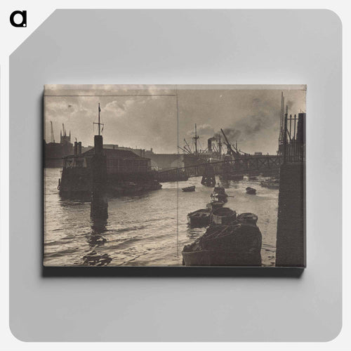 River Thames, London - エリック リー ジョンソン Canvas.