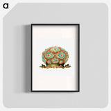 Colorful vintage tunicate illustration - エルンスト ヘッケル Poster.