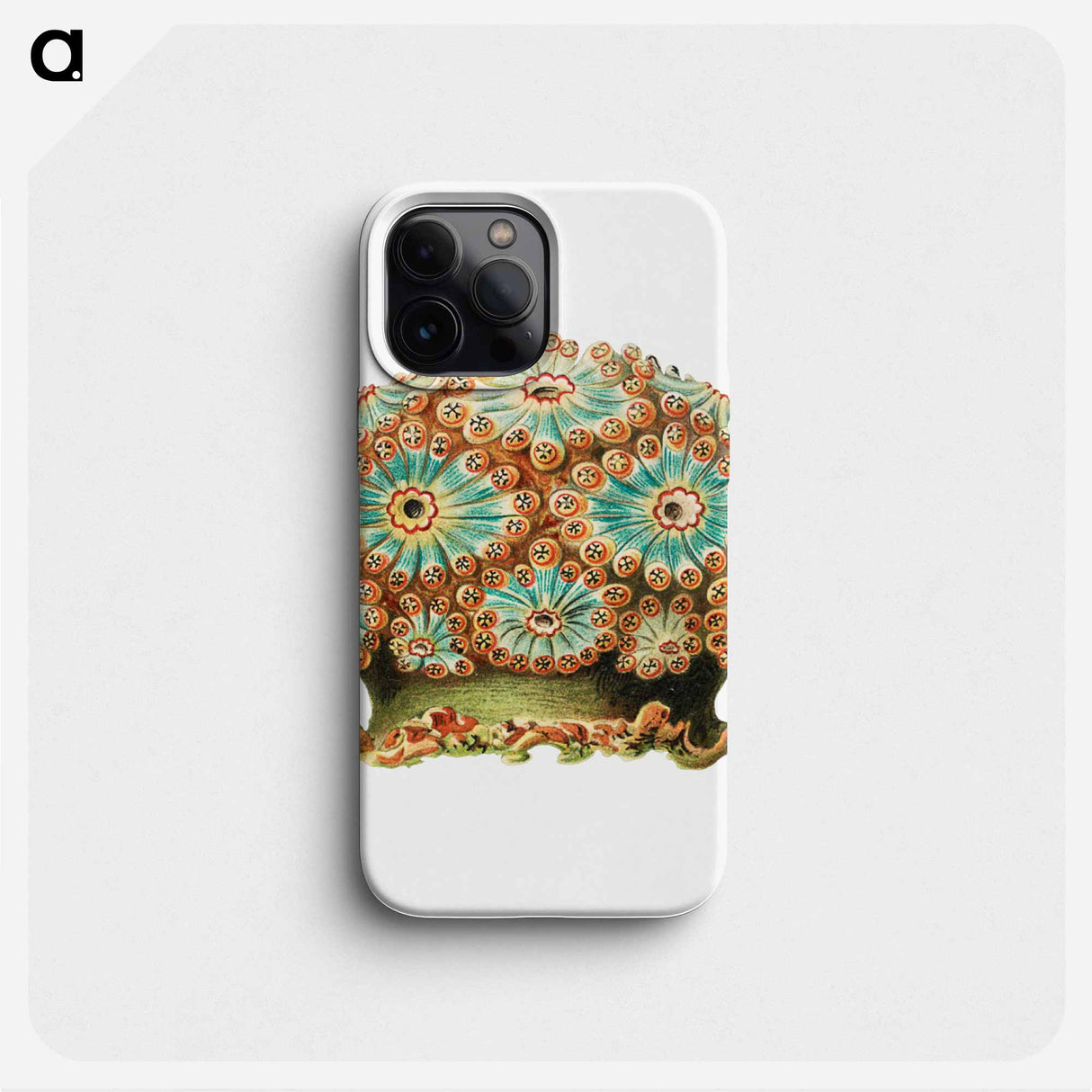 Colorful vintage tunicate illustration - エルンスト ヘッケル Phone Case.