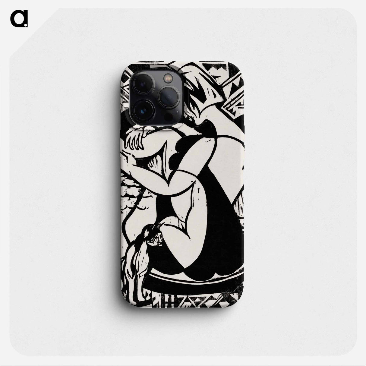 Woman in the Bathtub - Ernst Ludwig Kirchner Phone Case.