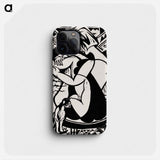 Woman in the Bathtub - エルンスト ルートヴィヒ キルヒナー Phone Case.