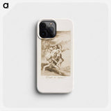 Where is Mother Going? - フランシスコ デ ゴヤ Phone Case.