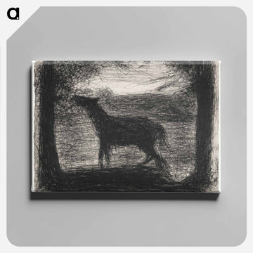Foal, Le Poulain - ジョルジュ スーラ Canvas.