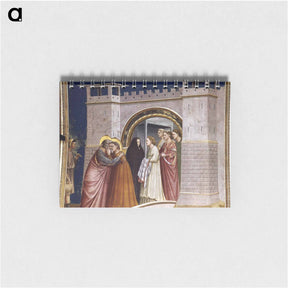 アートメモ帳-The Meeting at the Golden Gate - ジョット ディ ボンドーネ Memo.