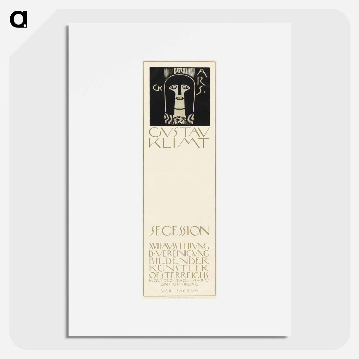 18th Secession exhibition - グスタフ クリムト Poster.
