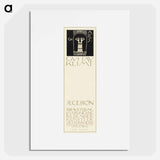 18th Secession exhibition - グスタフ クリムト Poster.