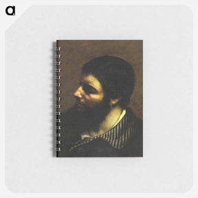アートメモ帳-Self-Portrait with Striped Collar - ギュスターヴ クールベ Memo.