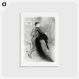 アートポストカード-The Fainting Fit - アンリ ド トゥールーズ ロートレック Postcard.