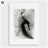 The Fainting Fit - Henri de Toulouse-Lautrec Poster.