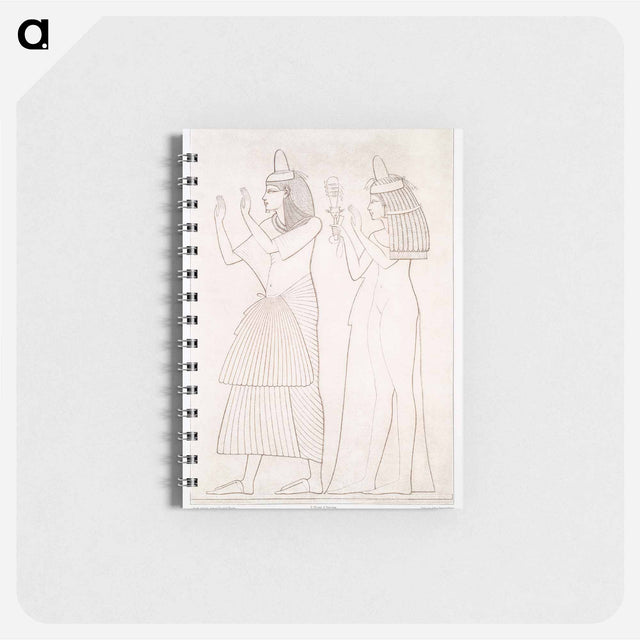 アートメモ帳-Scribe and Priestess of Amon
 - エジプト美術史 Memo.