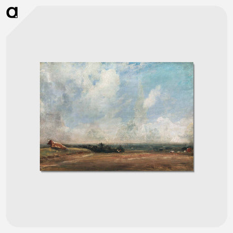 アートポストカード-A View from Hampstead Heath
 - ジョン コンスタブル Postcard.