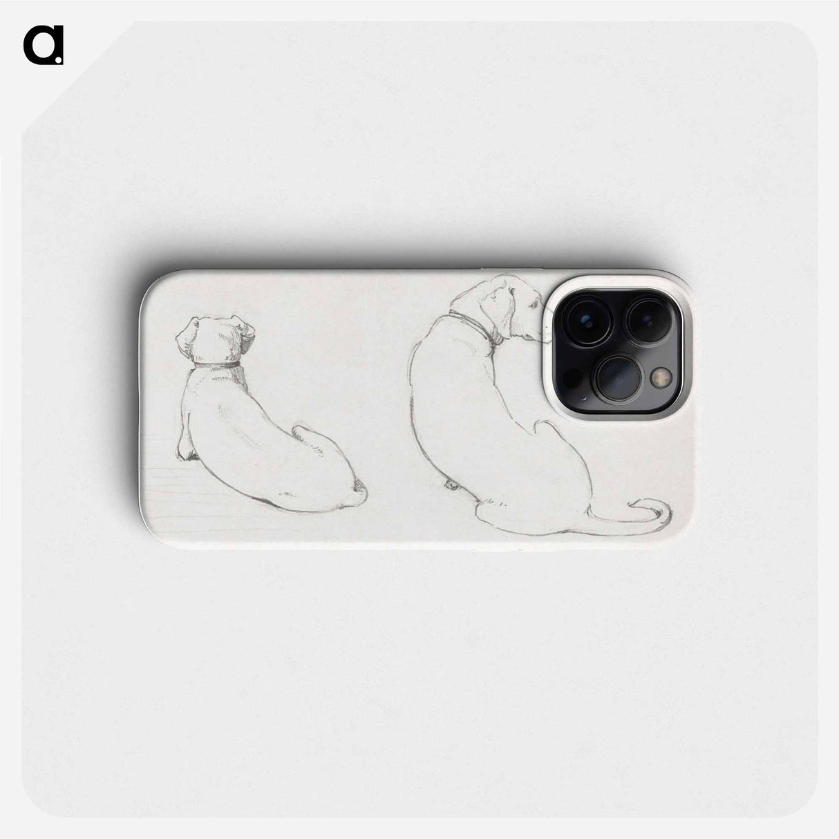 Lying dog - ユリー デ フラーハ Phone Case.