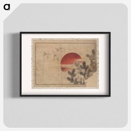 アートポスター-Album of Sketches by Katsushika Hokusai and His Disciples - 葛飾 北斎 Poster.