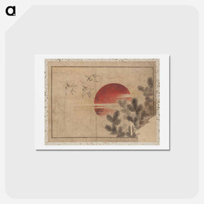 アートポストカード-Album of Sketches by Katsushika Hokusai and His Disciples - 葛飾 北斎 Postcard.