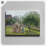 アートパネル-Pommiers à Eragny, matinée de soleil
 - バーゼル美術館 Canvas.