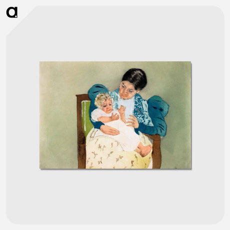 アートポストカード-The Barefooted Child - メアリー カサット Postcard.