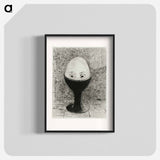 アートポスター-The Egg - オディロン ルドン Poster.