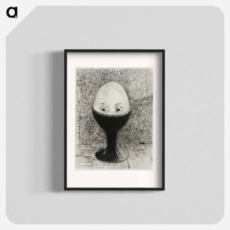 アートポスター-The Egg - オディロン ルドン Poster.