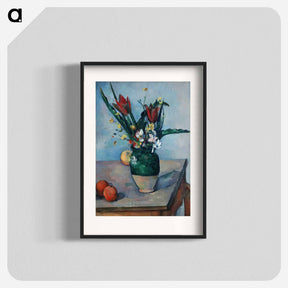 アートポスター-The Vase of Tulips - ポール セザンヌ Poster.