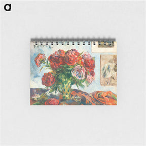 アートメモ帳-Still Life with Peonies - ポール ゴーギャン Memo.