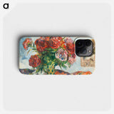 Still Life with Peonies - Paul Gauguin Phone Case.