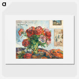 Still Life with Peonies - Paul Gauguin Poster.