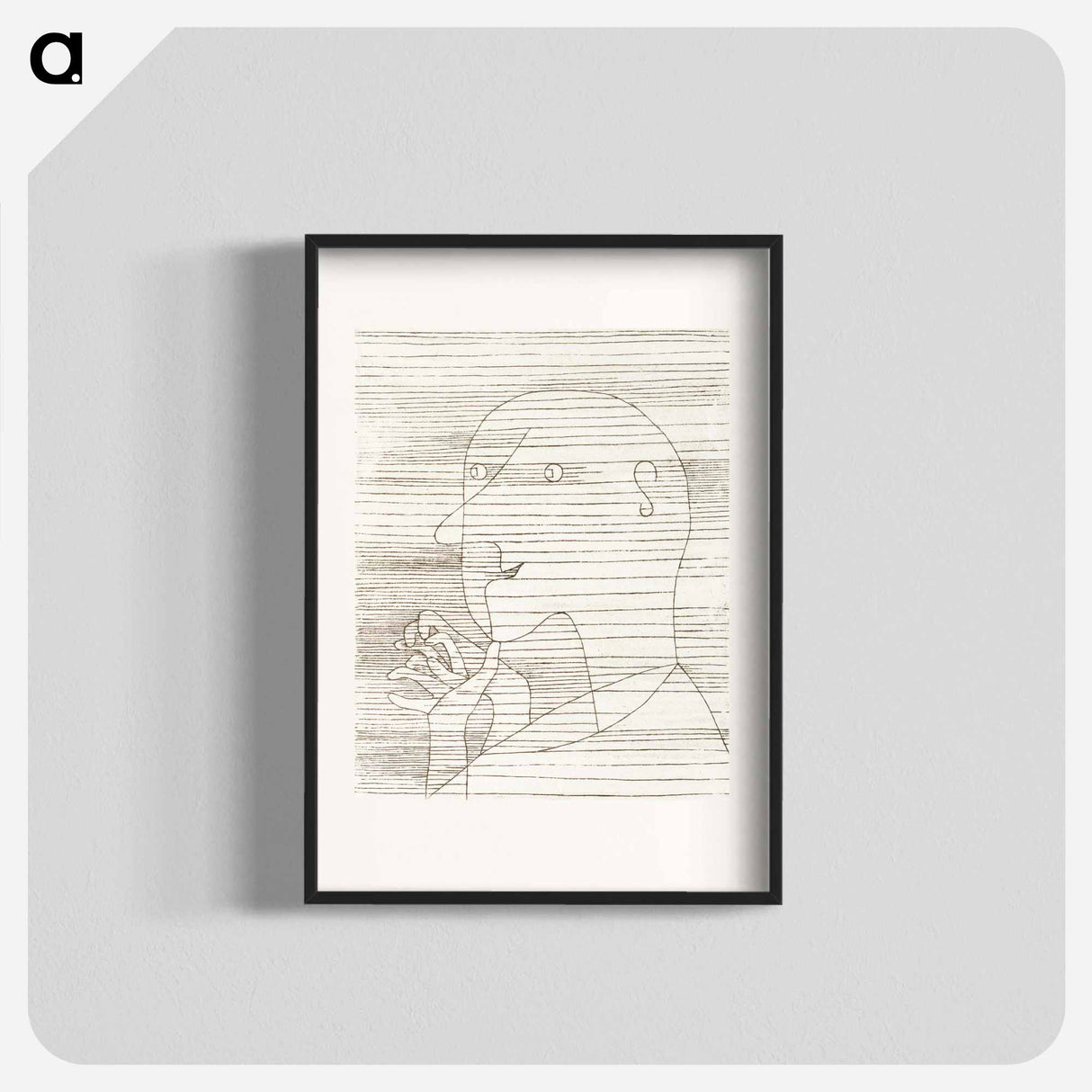 Old Man Counting on his Fingers
 - パウル クレー Poster.