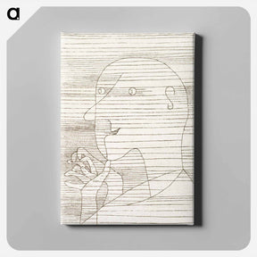 アートパネル-Old Man Counting on his Fingers
 - パウル クレー Canvas.