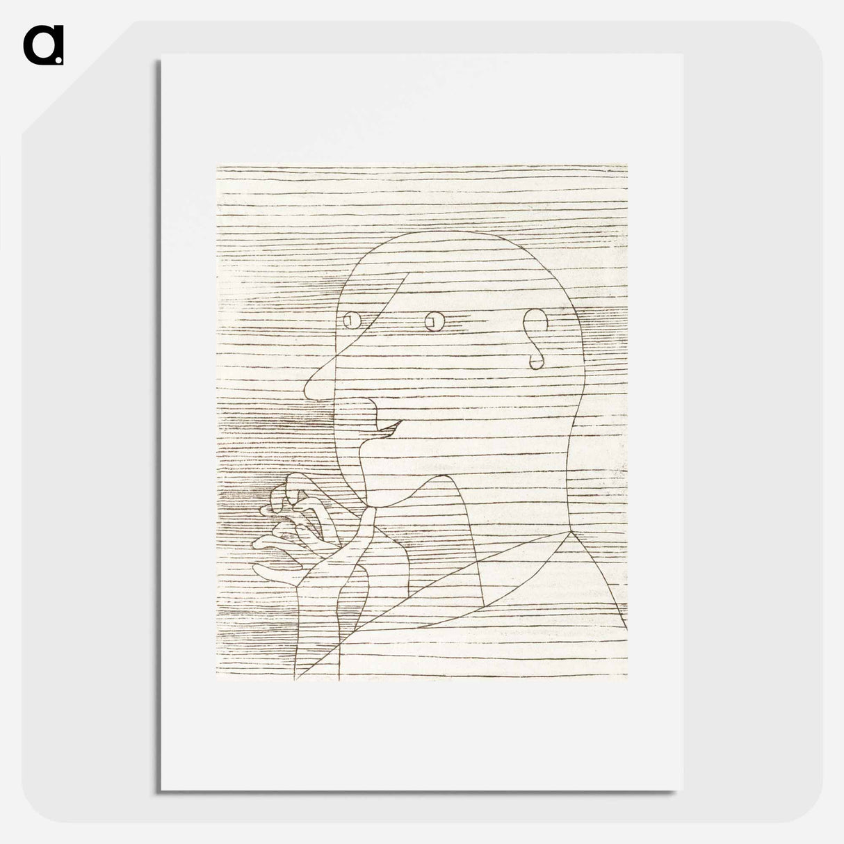 Old Man Counting on his Fingers
 - パウル クレー Poster.