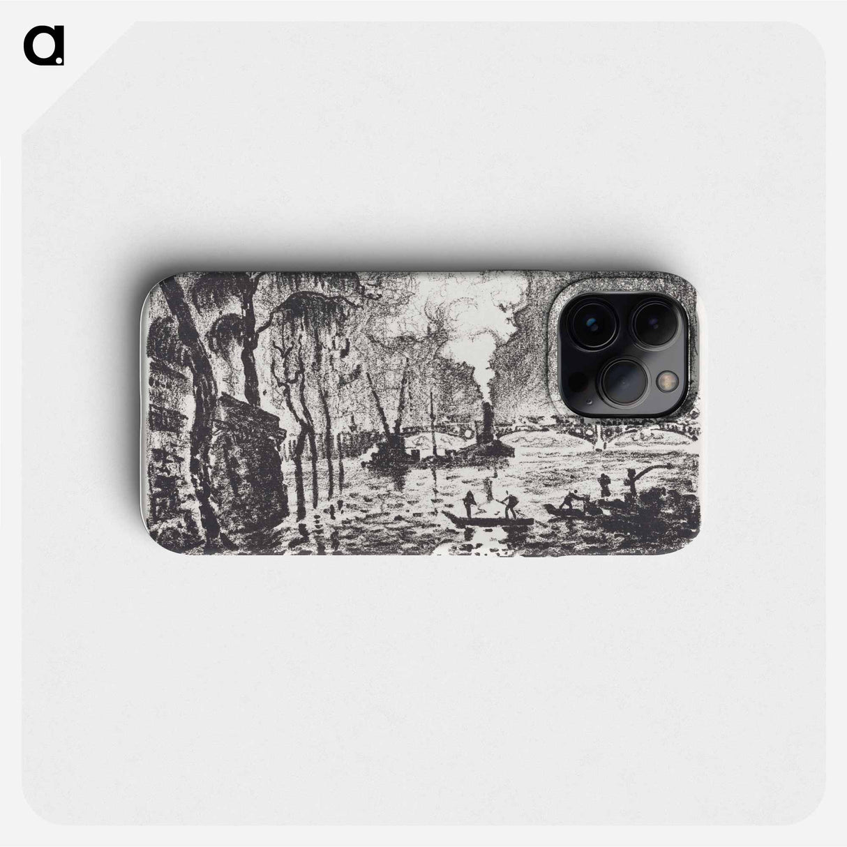 The Flooded Seine - Paul Signac Phone Case.