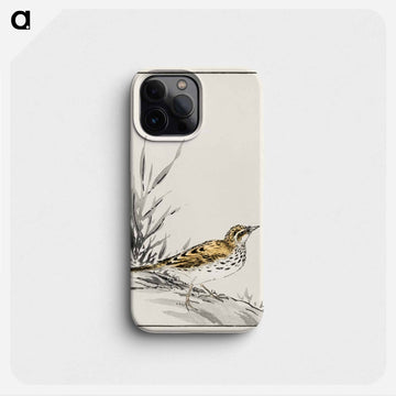 Chinese Tree-Pipit and Wheat
 - 鳥類図鑑 Phone Case.