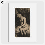 アートポスター-Seated Nude Heavy-Set Woman - レンブラント ファン レイン Poster.