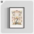 アートポスター-Guide for Constructing the Letter Z from Mira Calligraphiae Monumenta
 - 書道のお手本 Poster.