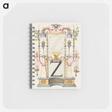 アートメモ帳-Guide for Constructing the Letter Z from Mira Calligraphiae Monumenta
 - 書道のお手本 Memo.
