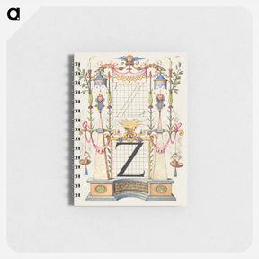 アートメモ帳-Guide for Constructing the Letter Z from Mira Calligraphiae Monumenta
 - 書道のお手本 Memo.