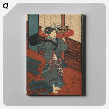 アートパネル-Ryōri o hakobu nakai
 - 歌川 国貞 Canvas.