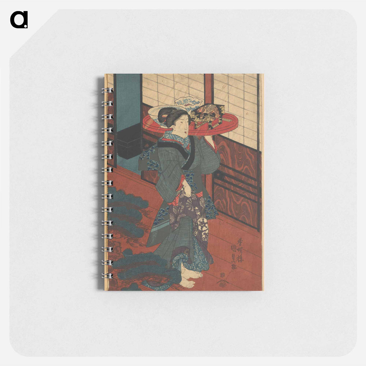 アートメモ帳-Ryōri o hakobu nakai
 - 歌川 国貞 Memo.