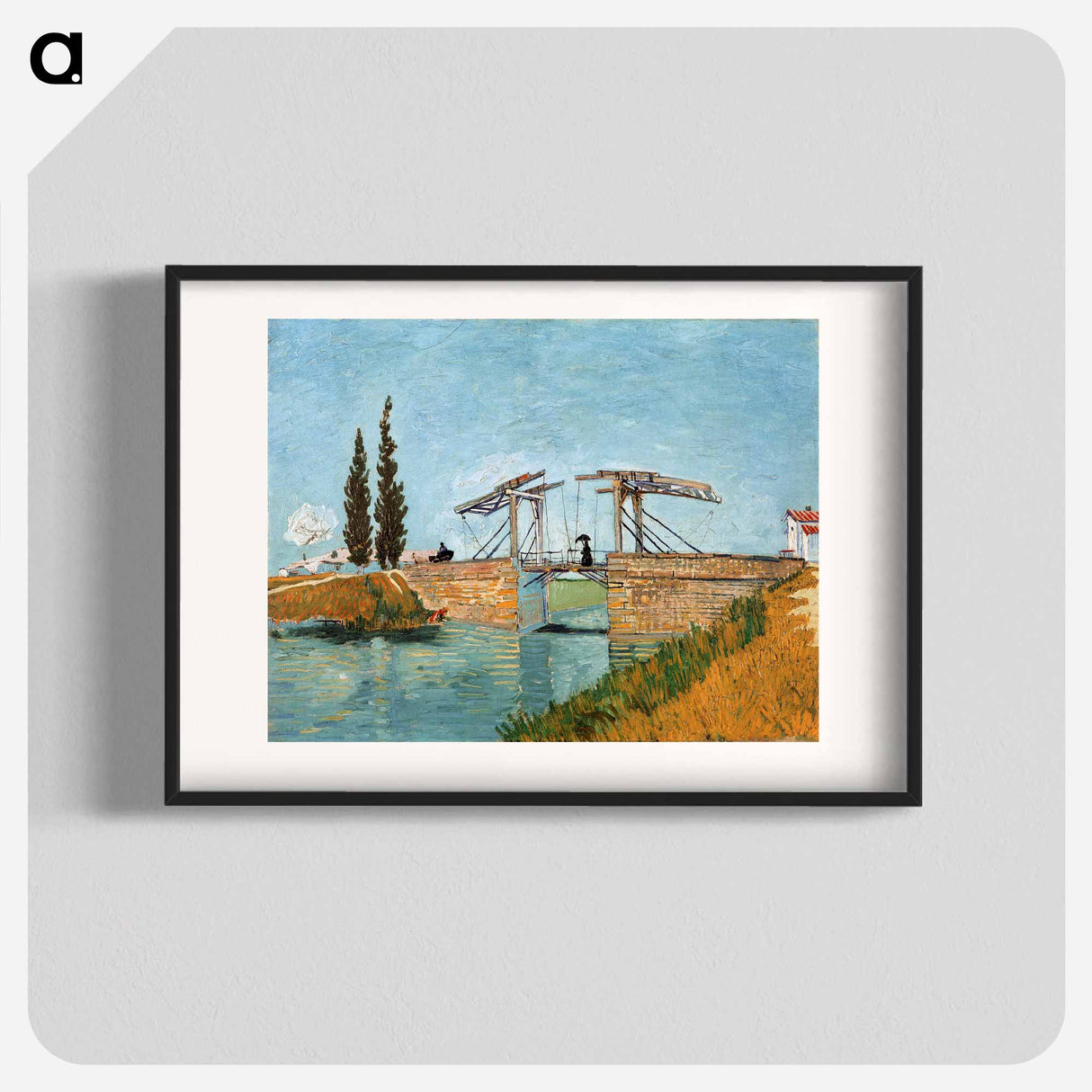 Langlois Bridge at Arles - Vincent van Gogh Poster.