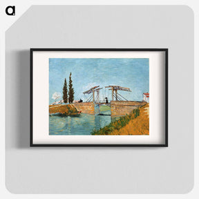 アートポスター-Langlois Bridge at Arles - フィンセント ファン ゴッホ Poster.