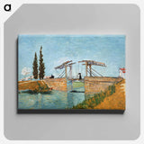 Langlois Bridge at Arles - Vincent van Gogh Canvas.