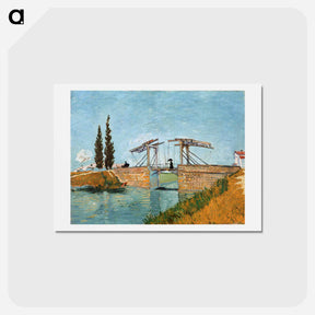 アートポストカード-Langlois Bridge at Arles - フィンセント ファン ゴッホ Postcard.