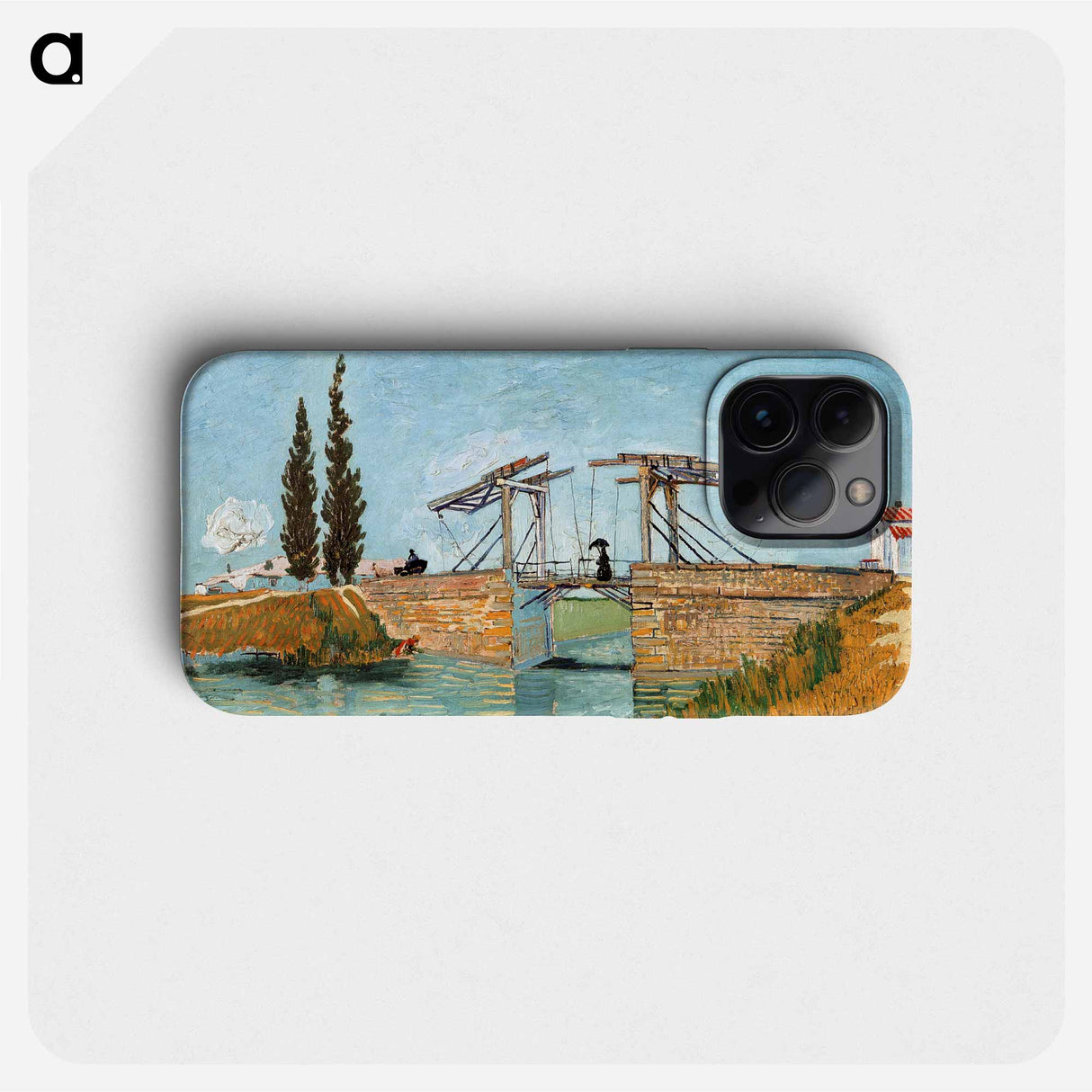 Langlois Bridge at Arles - Vincent van Gogh Phone Case.